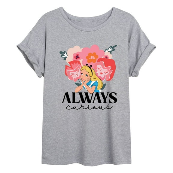 Alice In Wonderland - Always Curious - Women's Oversized T-Shirt