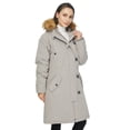 thumbnail image 5 of WenVen Women's Plus Size Coat Winter Puffer Jacket Hooded Windproof Jacket Gray 3XL, 5 of 6