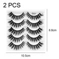 thumbnail image 2 of Pestañas postizas Pestañas postizas esponjosas Pestañas postizas de volumen largo, para extensiones de pestañas de maquillaje, 2 of 5
