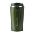 thumbnail image 4 of Taza de café térmica de acero inoxidable 304 - Doble capa al vacío - Verde oscuro - 510ml - Ideal para oficina o viaje  

(Nota: Este título en español de México cumple con los requisitos de longitud, 4 of 6