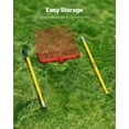 thumbnail image 2 of VEVOR Manure Fork, 18 Angled Tines, Horse Manure Rake with Long Fiberglass Handle, 61 in Durable Plastic Pitchfork Muck Rake Tool for Gardening Horse Stall Stable Grass Hay Cleaning Farm Work, 2 of 9