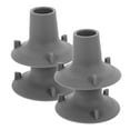 thumbnail image 4 of QIFULL 4Pcs Universal Grey Shower Chair Leg Pads Nonslip Durable Tpr Replacement Covers, 4 of 7