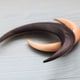 thumbnail image 5 of Horquilla de madera con forma de luna creciente, tallada a mano, horquilla para el pelo con luna creciente, horquilla para el pelo con luna, probado y confiable, 5 of 8