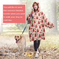 thumbnail image 4 of Wearable Oversized Blanket,Red Christmas Tree Pattern Wearable Blanket Hoodie for Adults,Cozy Hooded Blankets with Super Pockets,Super Warm Fuzzy Pullover for Women & Men, 4 of 6