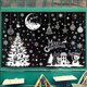 thumbnail image 4 of Adornos navideños para ventanas, diseño único con colores coloridos para tu escena navideña, calcomanías de copos de nieve de doble cara reutilizables para una escena de nieve blanca de invierno, 9, 4 of 5