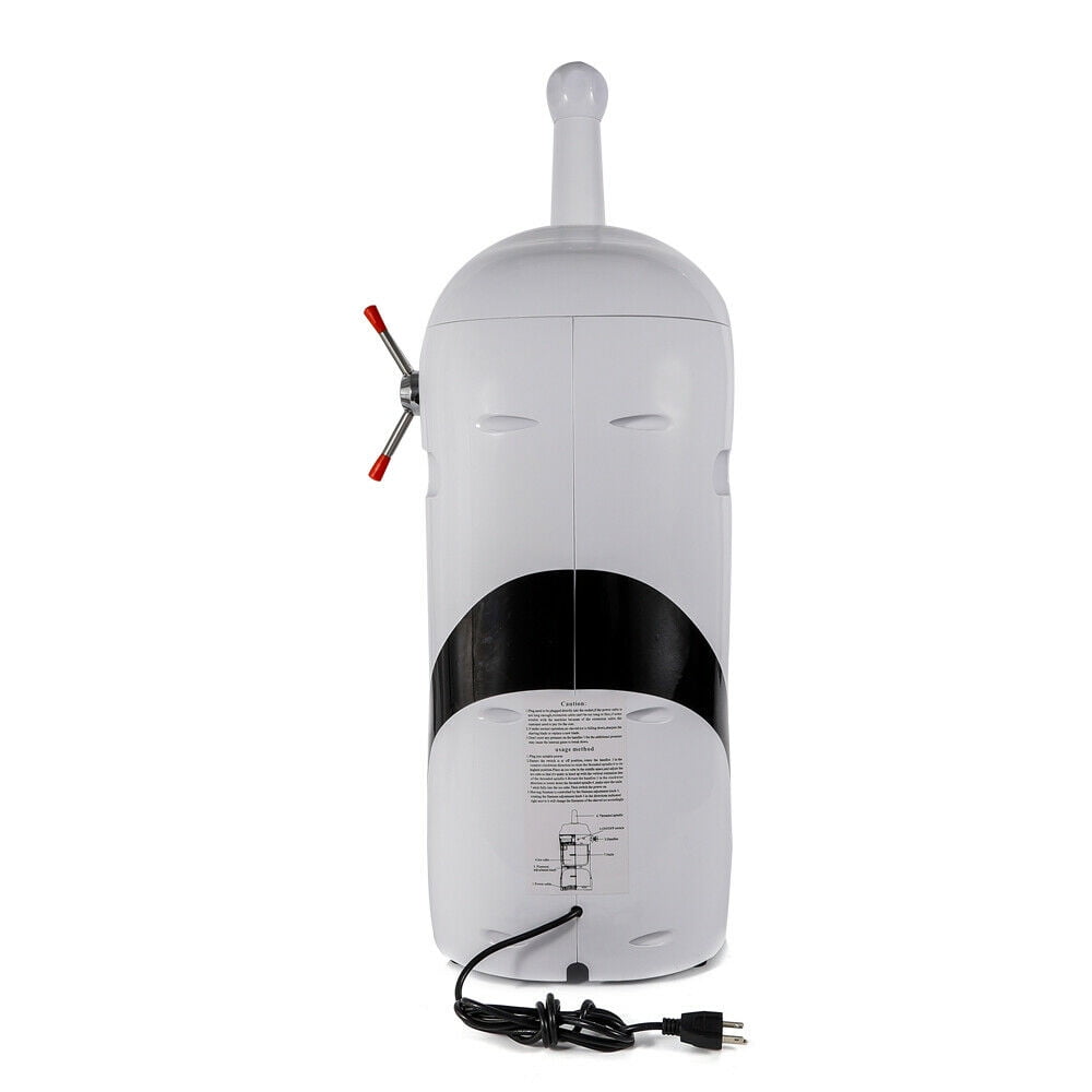 DENEST Commercial Ice Shaver Shaved Ice Block Machine Electric Snow Cone Maker 110V