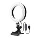 thumbnail image 2 of de luz, de luz , de luz LED para Selfie con puertos USB, para / / Maquillaje / Grabación de videos / Vlog 8 pulgadas Soledad anillo de luz selfie, 2 of 10