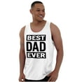 thumbnail image 3 of Cool Best Dad Ever Father's Day Mens Big & Tall Graphic Tank Top Brisco Brands 3X, 3 of 5