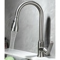 thumbnail image 1 of Grifo de cocina, grifo mezclador de cocina con rociador, 3 modos de salida de agua, hermoso patrón de flujo de agua, grifo de cocina de acero inoxidable giratorio de 360 °, con manguera de, 1 of 1