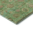 thumbnail image 3 of Addison Rugs Mayfield Premium Machine Washable Transitional Damask Lime Rectangle Rug, 1'8" x 2'6", 3 of 6