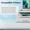 thumbnail image 2 of Paquete de 4 cartuchos de tóner SERENDIPITS 206A para HP LaserJet, 2 of 8