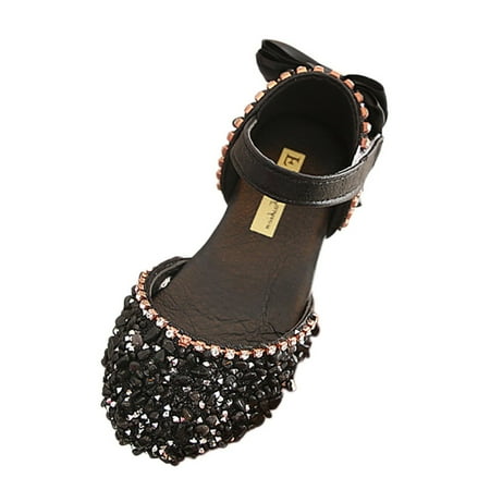 

Hesxuno Toddler Kids Sandals Shoes Children Infant Kids Baby Girls Bowknot Crystal Princess Sandals Casual Shoes Baby Girls Boys Sneakers