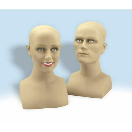 Female Head Bust Stand Costume Prop