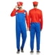 thumbnail image 1 of Juego de disfraces de cosplay, juego de disfraces de fontanero, traje de fiesta de carnaval, traje de mascarada, acabado de lujo, 1 of 7