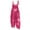 Hot Pink, variant on Vintage Womens Jumpsuit Romper Sleeveless Valentine Day Outfit Pocket Shorts Casual Summer Dress Red L