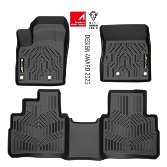 Floor Mats Fit for 2021 2022 2023 2024 2025 Nissan Rogue (Not for Sport Models) Floor Liners Custom Fit TPE All Weather Protection Heavy Duty Floor Liners Cargo Mats 1st & 2nd Row