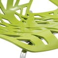 thumbnail image 5 of LeisureMod Dining Chair with Molded Polypropylene Seat and Chrome Legs Tree-Inspired Cutout Back Design Stackable for Modern Home, Kitchen, Cafes Asbury Collection, 5 of 8