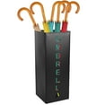 thumbnail image 1 of EIMELI Metal Umbrella Stand Rack Square Umbrella Holder  Black, 1 of 8