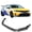 Carbon Fiber Print, variant on Ikon Motorsports Front Bumper Lip Fits 2023-2026 Honda Civic FL5 Type R Hatchback, AK Style Matte Black PP Air Dam Chin Spoiler Splitter 3PCS