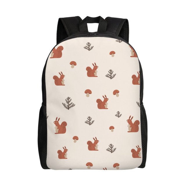 Easygdp Cute Squirrel Mochila Versátil y Elegante: Comodidad, Almacenaje y Durabilidad para la Universidad, Trabajo, Viajes y Uso Diario