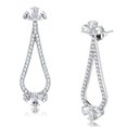 thumbnail image 1 of Boucles d'Oreilles en Acier Inoxydable avec AAA Grade CZ in Clear, 1 of 1