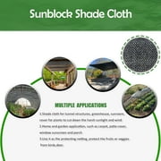 Net Sun Garden Shade Net Sunblock Shading Black Uv Resistant Shade Mesh Tarp Shades Mesh Light Blockage Summer -6'x100'