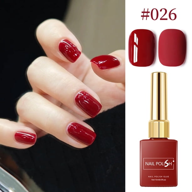 Esmalte de uñas Ankara Red Series, 6 tonos rojos, brillo/mate/brillante, esmalte en gel de larga duración, 15 ml.