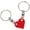 Red, variant on Brick Heart Keychain for Couple Boyfriend Girlfriend Best Friend, Cute Brick Matching Keychains Set for Husband Wife