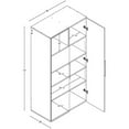 thumbnail image 7 of Pemberly Row 3 Piece 108" Large Wall Mounted Garage Cabinet Set in White, 7 of 7