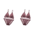 thumbnail image 3 of Conjunto de sujetador Sonducket lencería sin costuras Bralette sin espalda copa tres esquinas transpirable, 3 of 6
