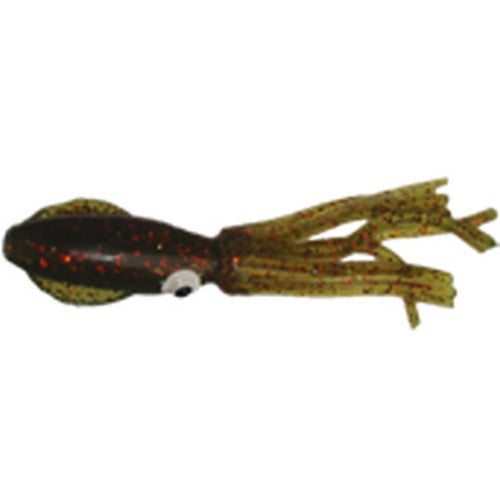 Reef 42MU10  Fisher B2 Squid 3In 10Pk Appletini-Clear Green Fleck Fishing Lure