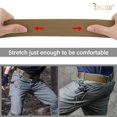 thumbnail image 4 of JASGOOD Stretch Belts for Men 2 Pack, Mens Gift Elastic Web Men's Golf Belt, 4 of 9