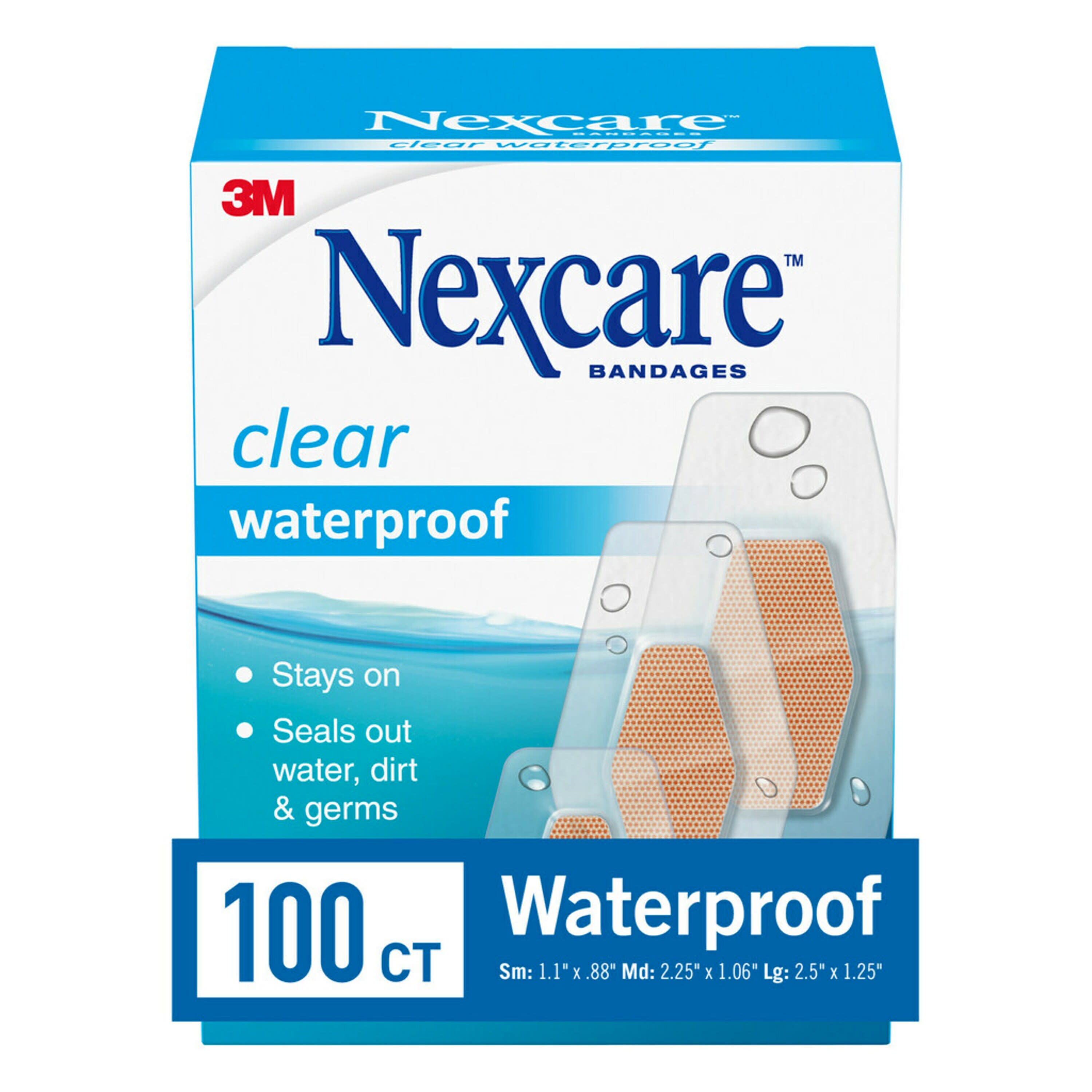 Nexcare Waterproof Bandages - Pack of 100 Bandages - image 3 of 17