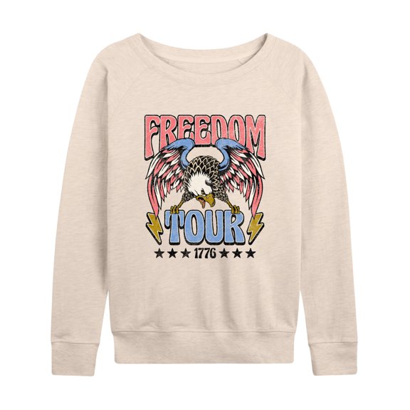 Instant Message - Freedom Tour 1776 - Women's Lightweight French Terry Long Sleeve Shirt