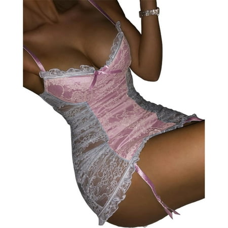 

SHerrylily Women Lace Sleeping Dress Homewear