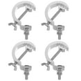 thumbnail image 1 of Aluminum Alloy Stage Lighting Clamps Silver 4Pcs 4.7x3.3in For Professional Users, 1 of 9
