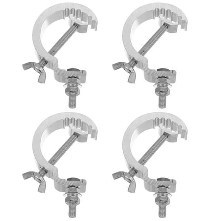 

zhuxiali 4pcs Truss Clamp Stage Lighting Clamps Heavy Duty Truss Hook for Stage Lighting Fixtures