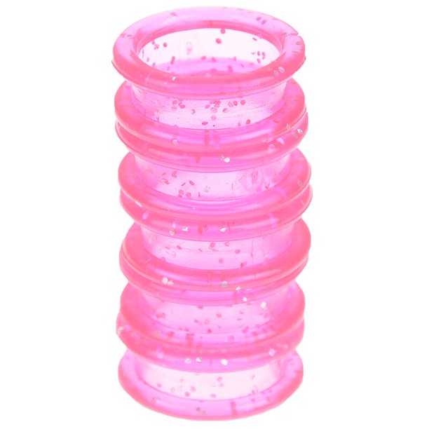Multicolor CALIENTE 5 Unids / set Gel de Sílice Tijeras para el Cabello Anillo de Corte Peluquería Círculo Tijeras Herramienta de Peluquería Accesorios Gao Jinjia LED