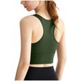 thumbnail image 4 of Jsaierl Womens Sports Bras No Wire Yoga Fitness T-shirt Bra Cotton Padded Bralettes Stretch High Support Sports Bras, 4 of 7