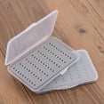 thumbnail image 3 of Yimiti 2Pcs Transparent Waterproof Fly Fishing Boxes Slim Plastic Fly Box Various Prom,Triangle Foam Wool, 3 of 8