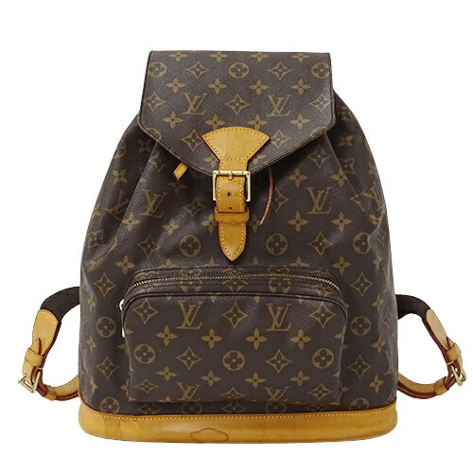 Authenticated Used Louis Vuitton LOUIS VUITTON Bag Monogram Women's Men's  Rucksack Backpack Montsuri GM M51135 Brown 