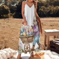 thumbnail image 2 of Easter Bunnies Rabbits Sleeveless Dress Women's Luxury Party Dress Birthday Dresses for Women, 2 of 7