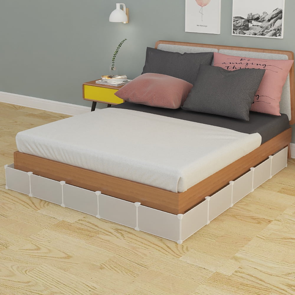 Kadahis Under Bed Blocker Bumper for Under Furniture, Toy Blocker Stop Toy Going Under Couch, Easy to Install Under Sofa Barrier Pet Blocker for Pets Kids