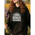 thumbnail image 3 of Stylish Grandpa Sayings Hoodie for Men and Women, Unisex Pullover Hooded Sweatshirt, Comfortable Cotton Poly Blend, Grandpa Gift Casual Outfit, 3 of 5