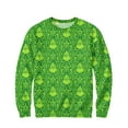 thumbnail image 3 of Home Alone Christmas Shirt Retro Christmas Sweater for Men Green L, 3 of 4
