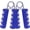 Blue, variant on 2 Hand Strengthener Set, Forearm Exerciser, Finger Gripper, Strength Trainer, Hand - Soft Hand Exercise for Increasing Wrist Forearm and Finger Strength