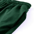 thumbnail image 5 of YDKZYMD Sherpa Lined Sweatpants Women Straight Leg High Waist Fleece Loose Fit Sweatpant Cargo Casual Drawstring Petite Baggy Pants with Pockets Dark Green Cinch Bottom Jogger Pants, 5 of 6
