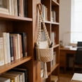 thumbnail image 3 of Woven Storage Basket with Tassels 90cm/35.4In Hanging Net Suspended Basket for Storage, 3 of 6