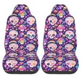 thumbnail image 2 of Fotbe cute rainbow mushroom Skull Pattern Automotive Seat Covers for Cars Trucks and SUVs – Car Seat Covers for Front Seats,Protective Seat Covers,Vehicle Seat Covers, Set of 2, 2 of 9