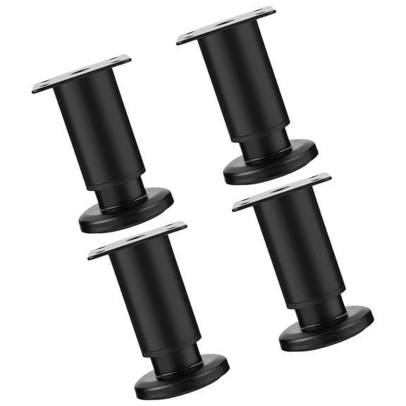 LOLIPPYY 4-Pack Adjustable Steel Chair Leg Extenders Furniture Supports for Wardrobe and Home Use